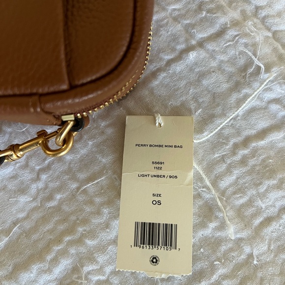 Tory Burch Perry Bombe Mini Bag in Light Lumber 🤎 - Picture 5 of 5